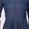 Foryourself Navy Blue with print and stone work Kurti