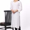 For-Yourself-white--with-orange-pattern-Work-work-Kurti-Closeup-Cloth-5 Foryourself White with Brown print work Kurti