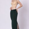 Foryourself Women Bottle Green Plain – Saree Shape Wear