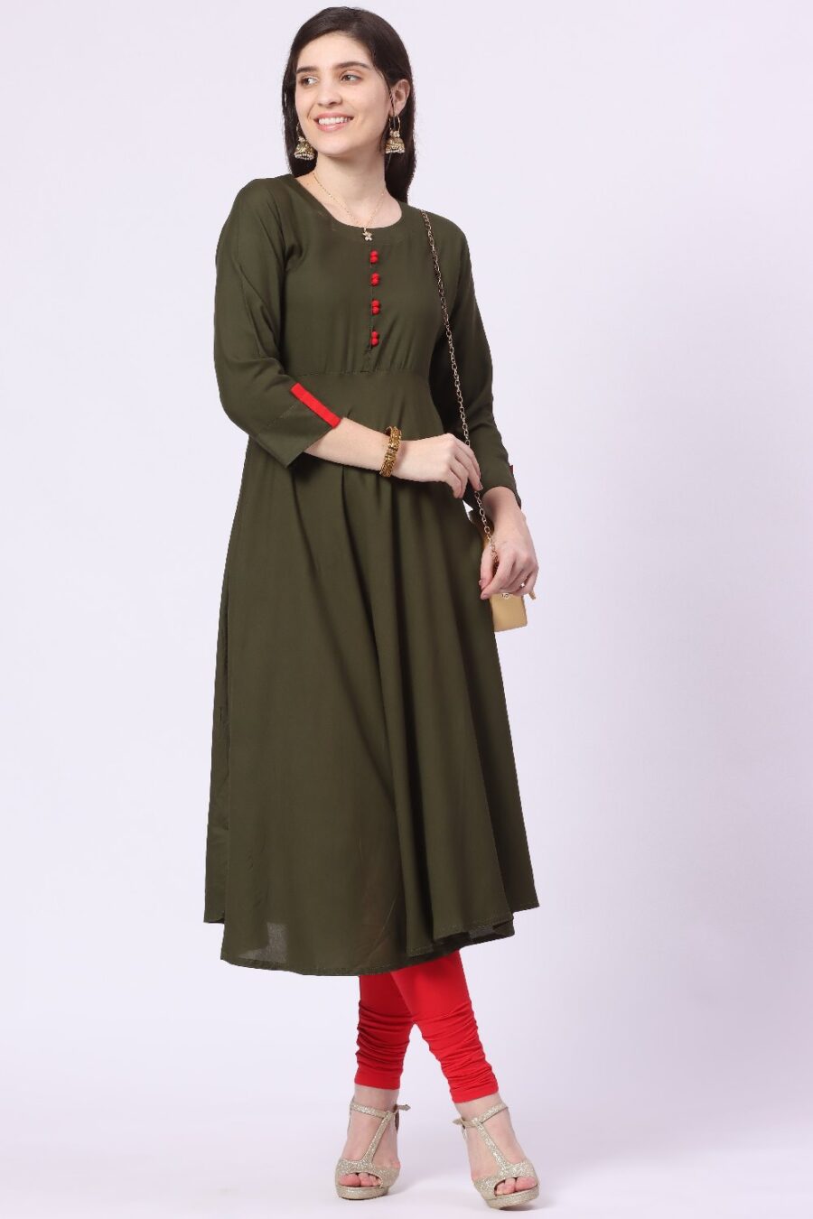 Foryourself Women Red Plain Legging