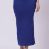 Foryourself Women Royal Blue Plain – Saree Shape Wear