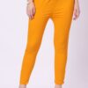 Foryourself Women Mustard Plain Cigar Pant