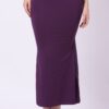 Saree Shape Wear - Foryourself Women Purple Plain