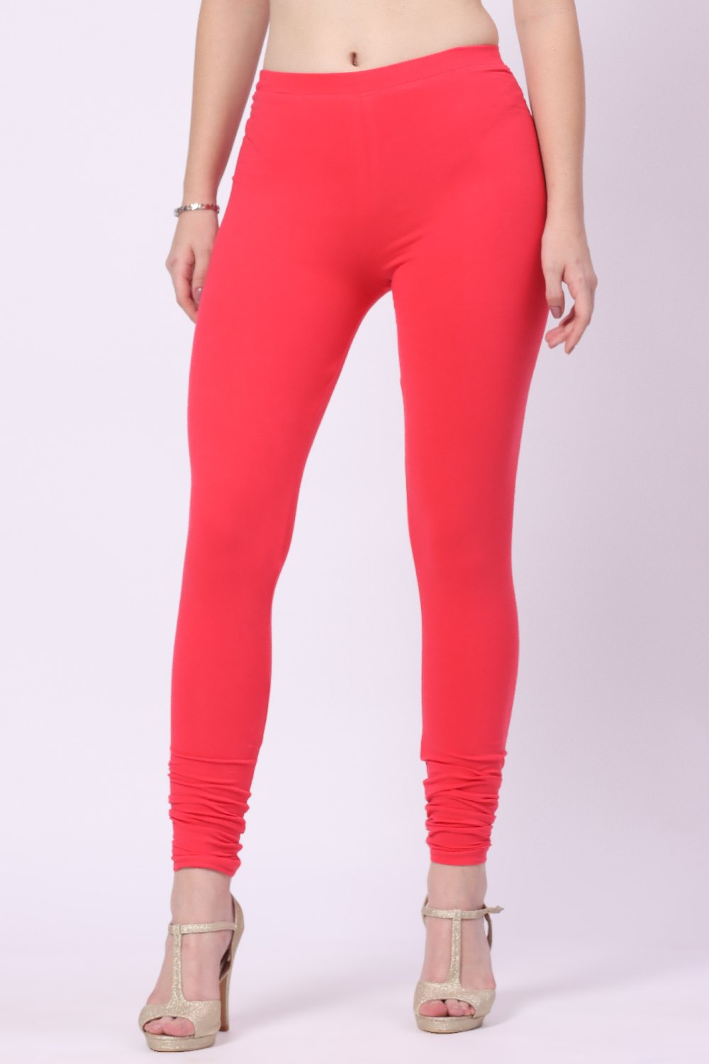 Foryourself Women Coral Plain Legging