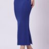 Foryourself Women Royal Blue Plain – Saree Shape Wear