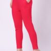 Foryourself Women Pink Plain Cigar Pant