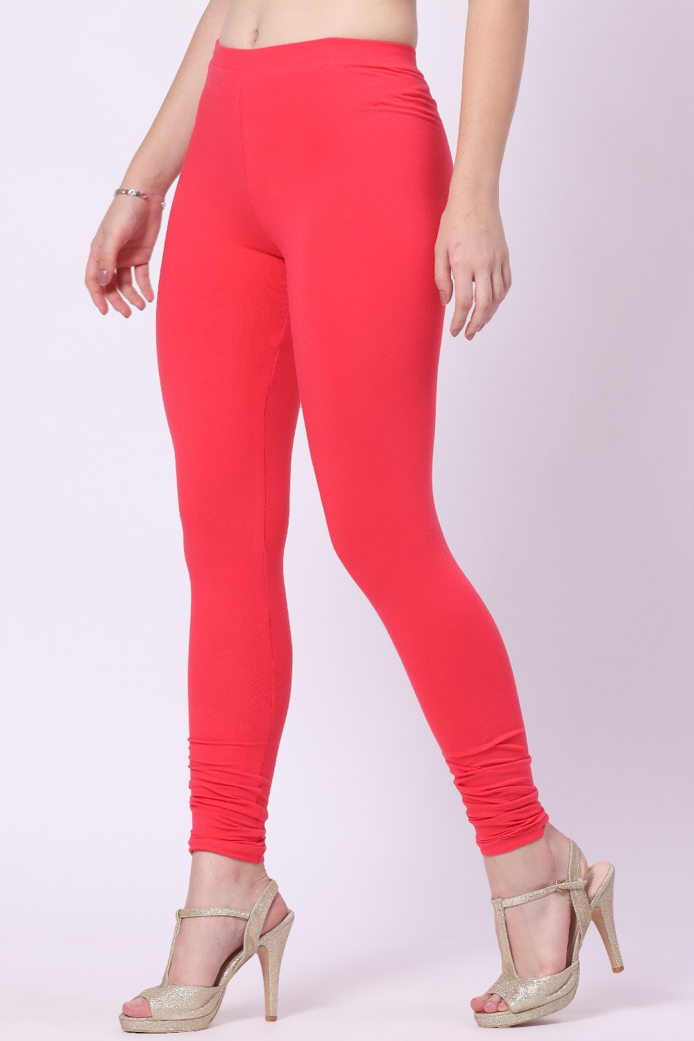 Foryourself Women Coral Plain Legging
