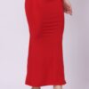 Foryourself Women Red Plain – Saree Shape Wear