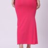 Foryourself Women Pink Plain - Saree Shape Wear
