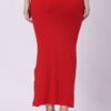Foryourself Women Red Plain – Saree Shape Wear