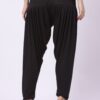 Foryourself Women Black Plain Patiyala Pant