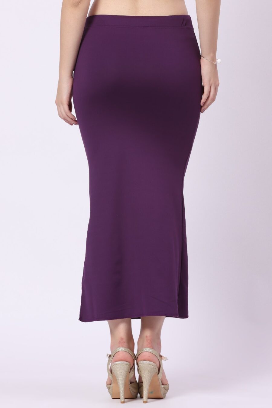 Saree Shape Wear - Foryourself Women Purple Plain