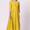 Foryourself Mustard yellow with print Kurti