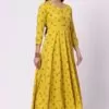 Foryourself Mustard yellow with print Kurti