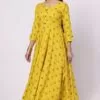 Foryourself Mustard yellow with print Kurti