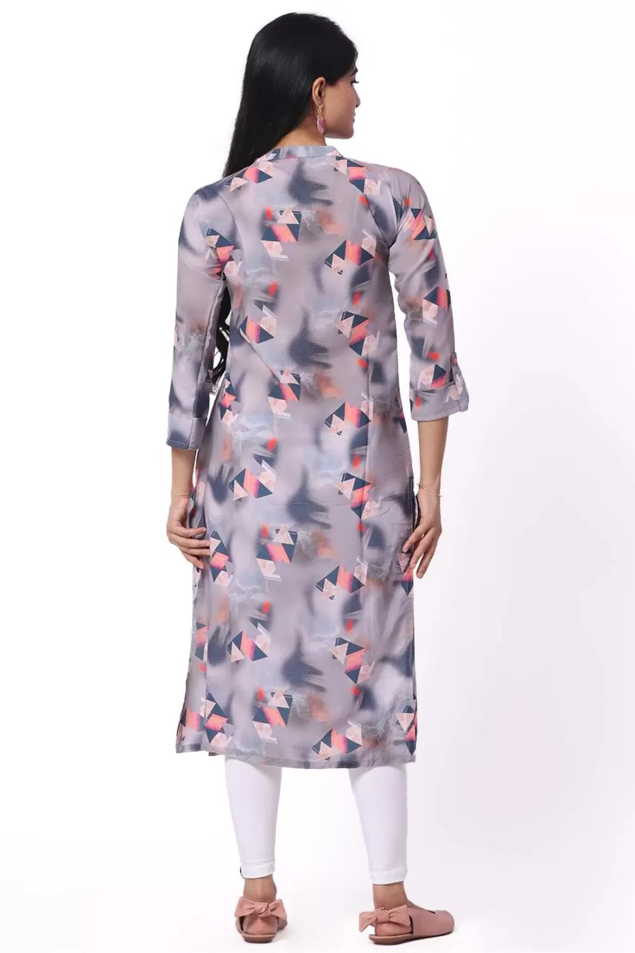 Foryourself Grey with Print Kurti
