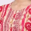 Foryourself Red with Sandal print work Kurti