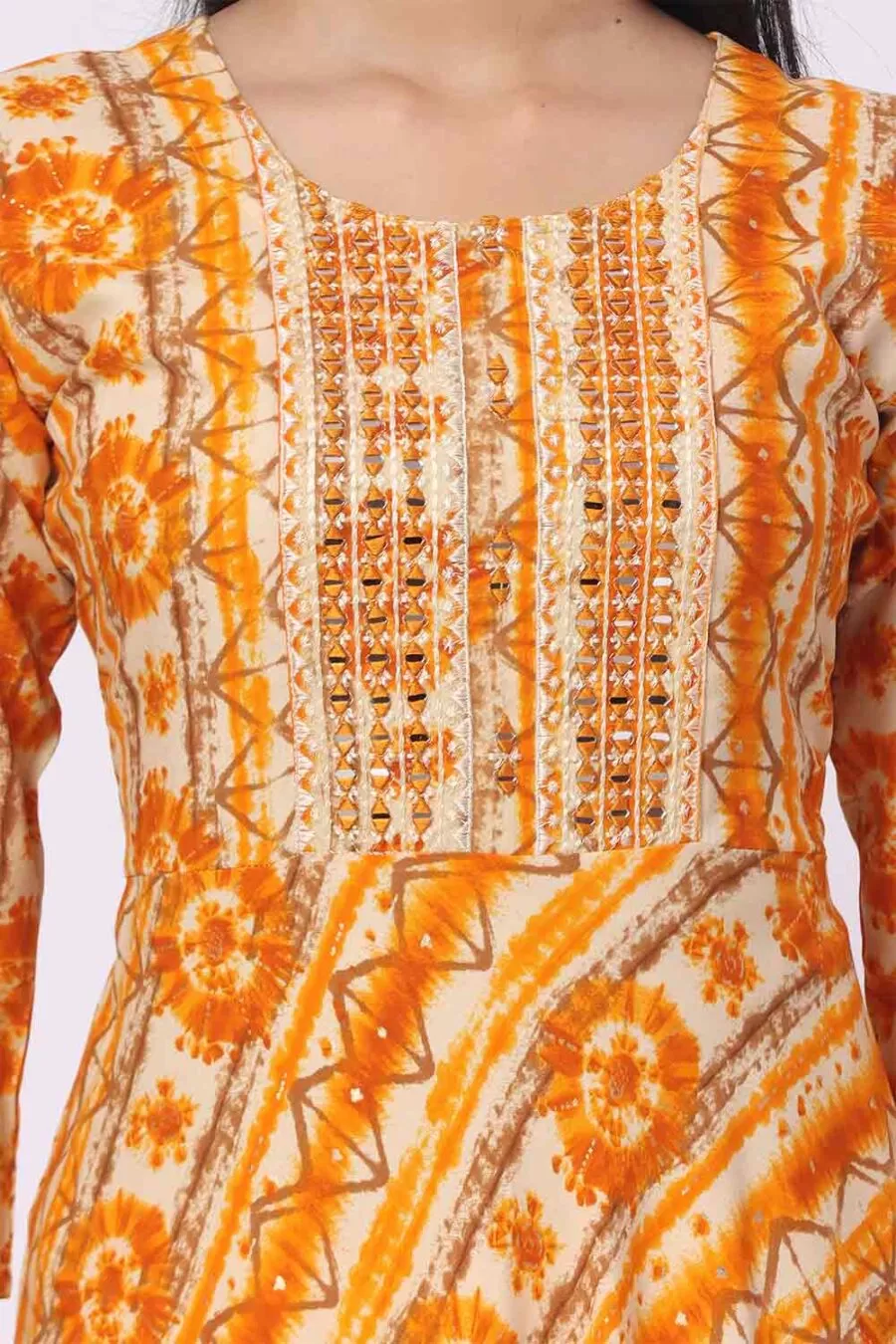 Foryourself Sandal with print work Kurti