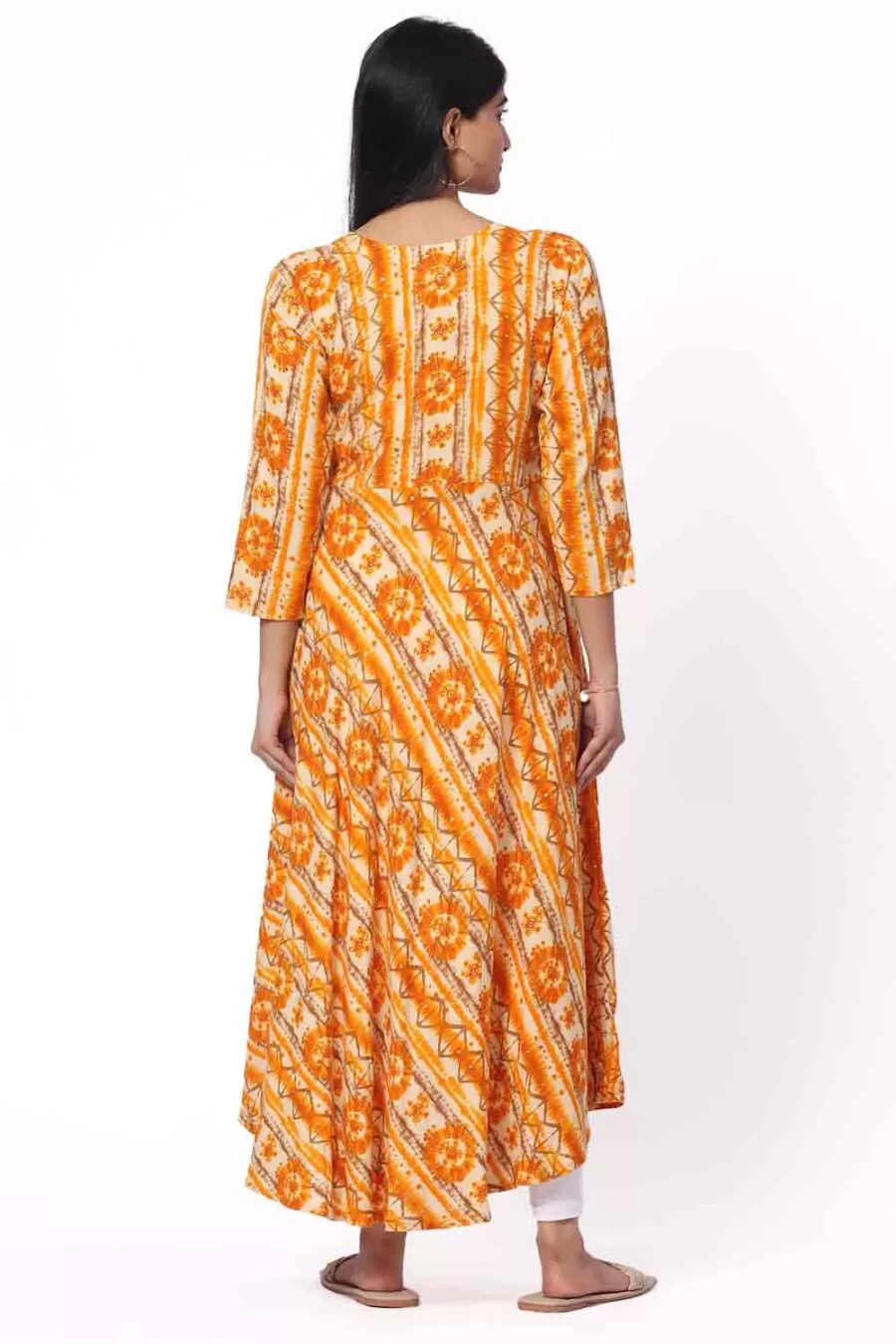 Foryourself Sandal with print work Kurti
