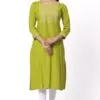 Foryourself Teal Green with Chamki Work Kurti