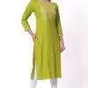 Foryourself Teal Green with Chamki Work Kurti