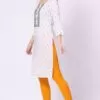 Foryourself Women Mustard Plain Cigar Pant