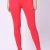 Foryourself Women Coral Plain Ankle Fit Legging