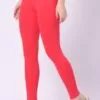 Foryourself Women Coral Plain Ankle Fit Legging
