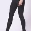 Foryourself Women Dark Grey Plain Ankle Fit Legging