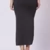 Foryourself Women Dark Grey Plain – Saree Shape Wear