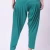 Foryourself Women Turquoise Green Plain Patiyala Pant