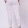 Foryourself Women White Plain Ankle Fit Legging