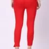 Foryourself Women Red Plain Cigar Pant