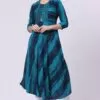 2-1 Foryourself Blue with Mirror work kurti