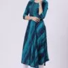 4-1 Foryourself Blue with Mirror work kurti