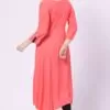 Foryourself Coral With Black Beads Kurti